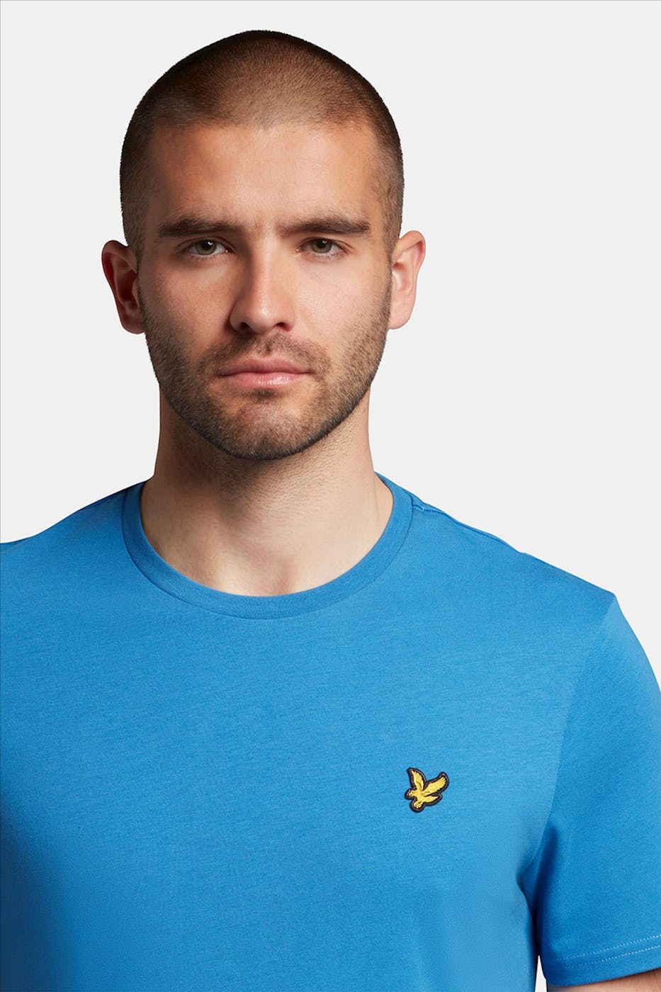 Lyle & Scott - Blauwe Plain T-shirt