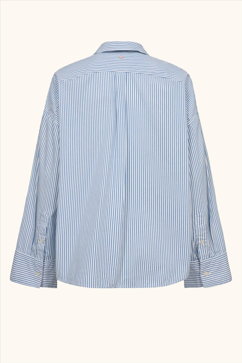 Nümph - Blauw-Witte Debora blouse