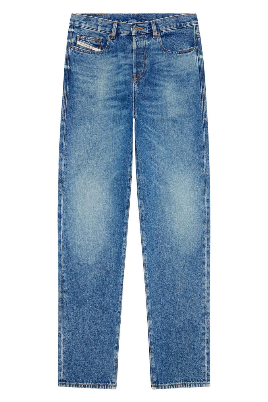 Diesel - Donkerblauwe 2020 D-Viker Straight jeans