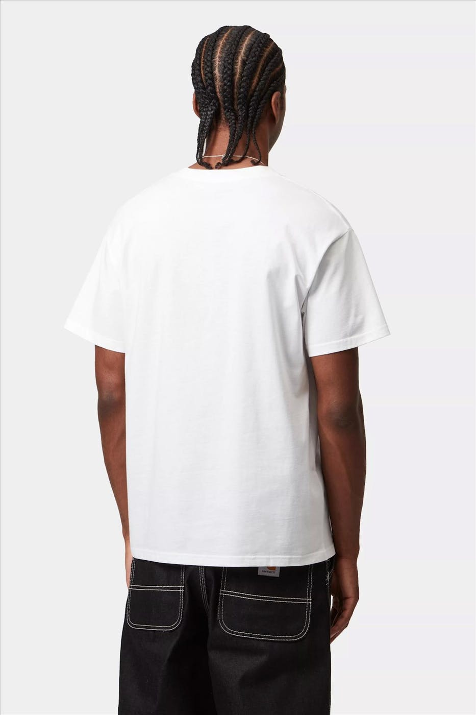 Carhartt WIP - Witte Script Embroidery T-shirt