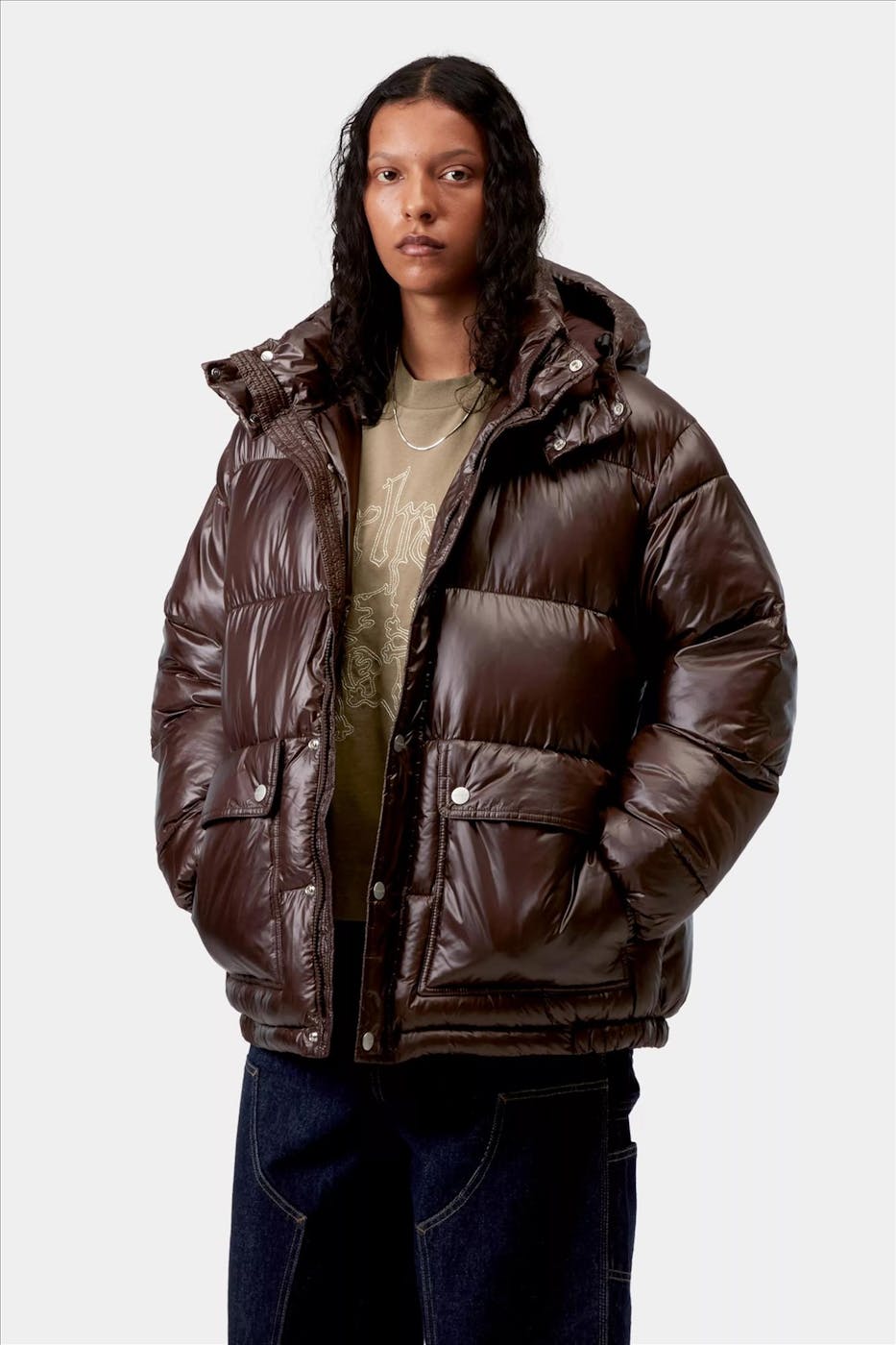 Carhartt WIP - Donkerbruine Benson jas