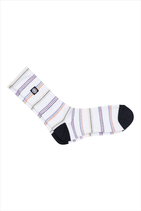 Element - Witte-multicolour Athletic fit sokken
