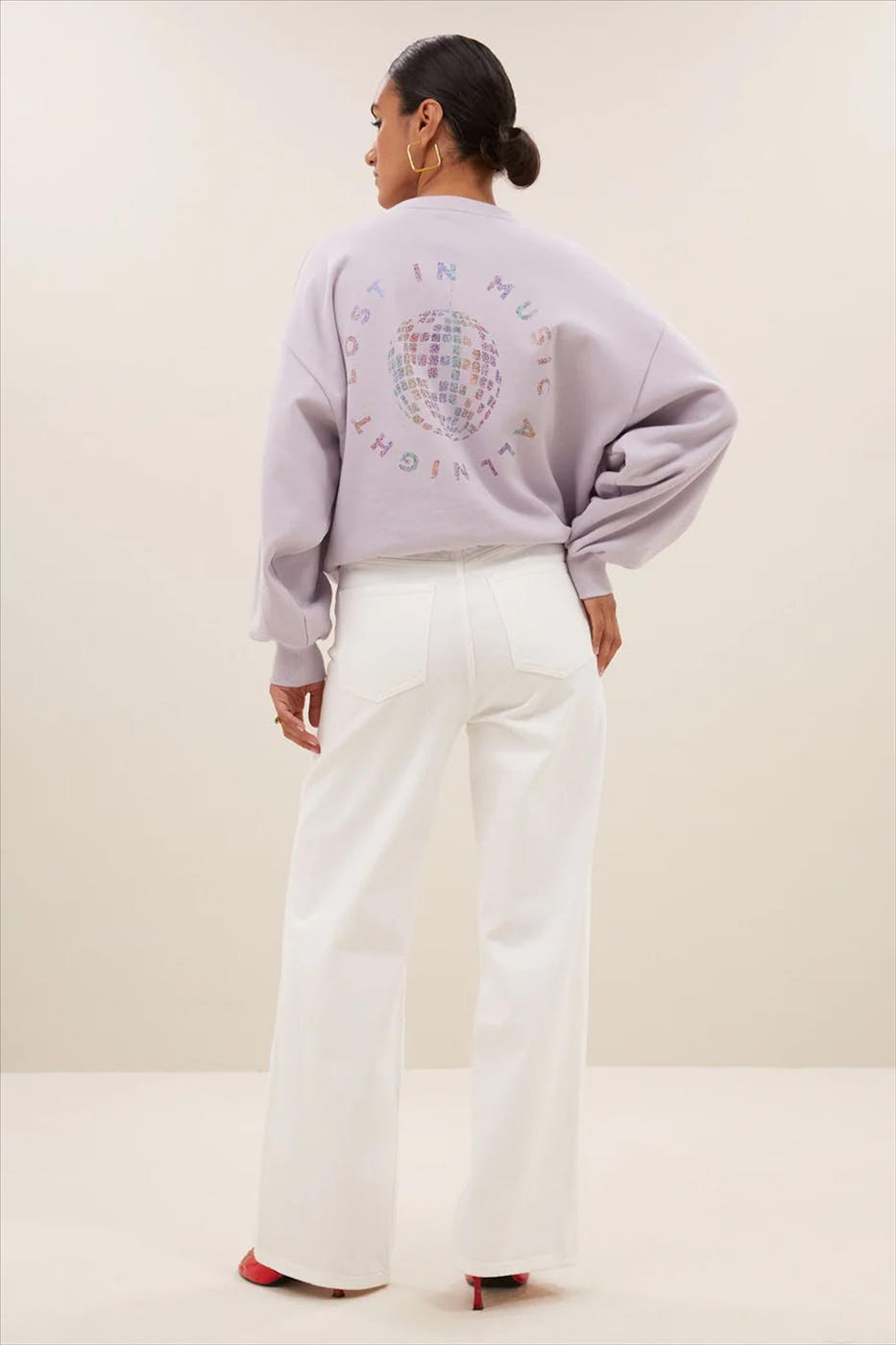 BY BAR - Witte Lina jeans