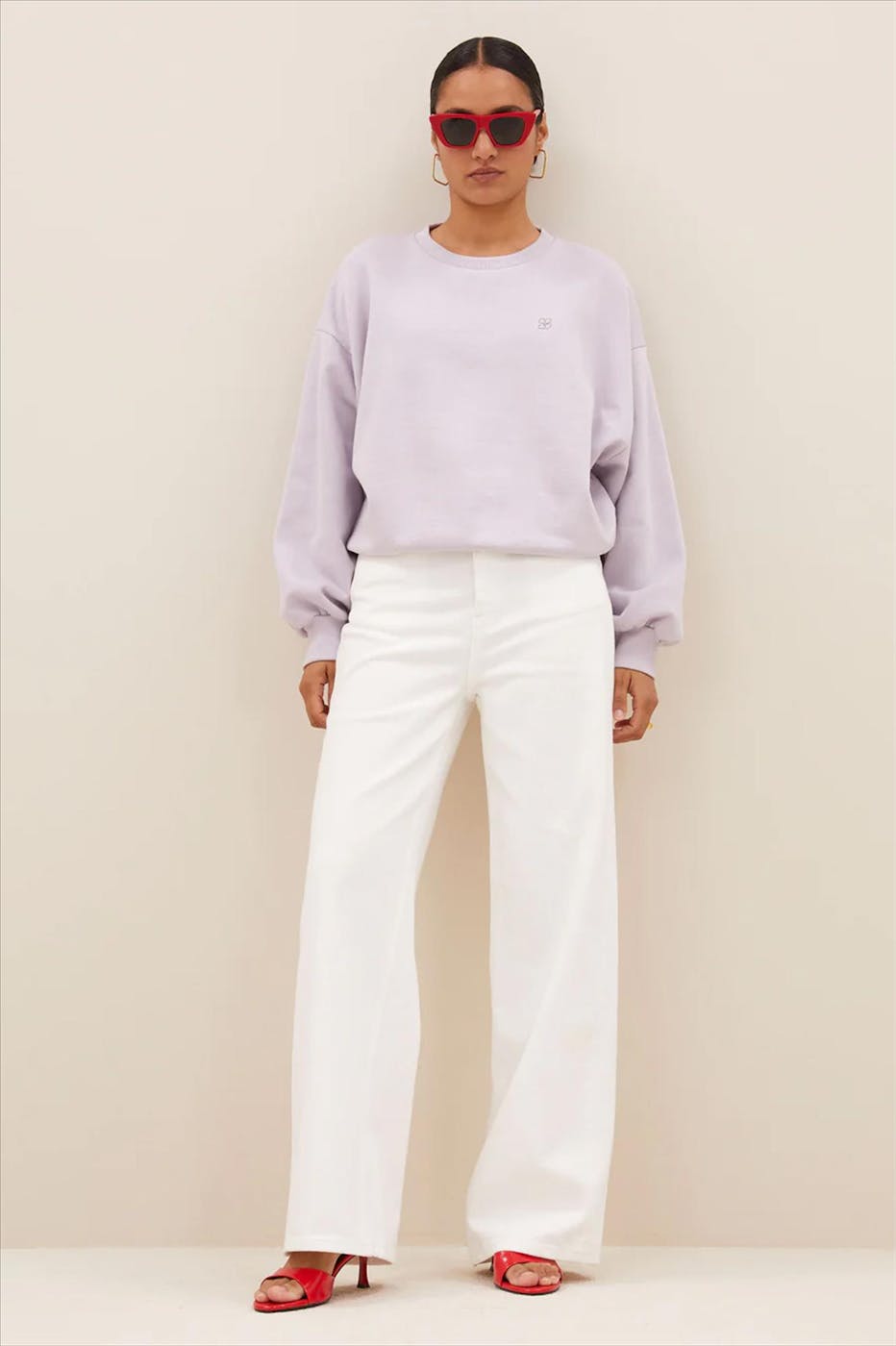 BY BAR - Witte Lina jeans