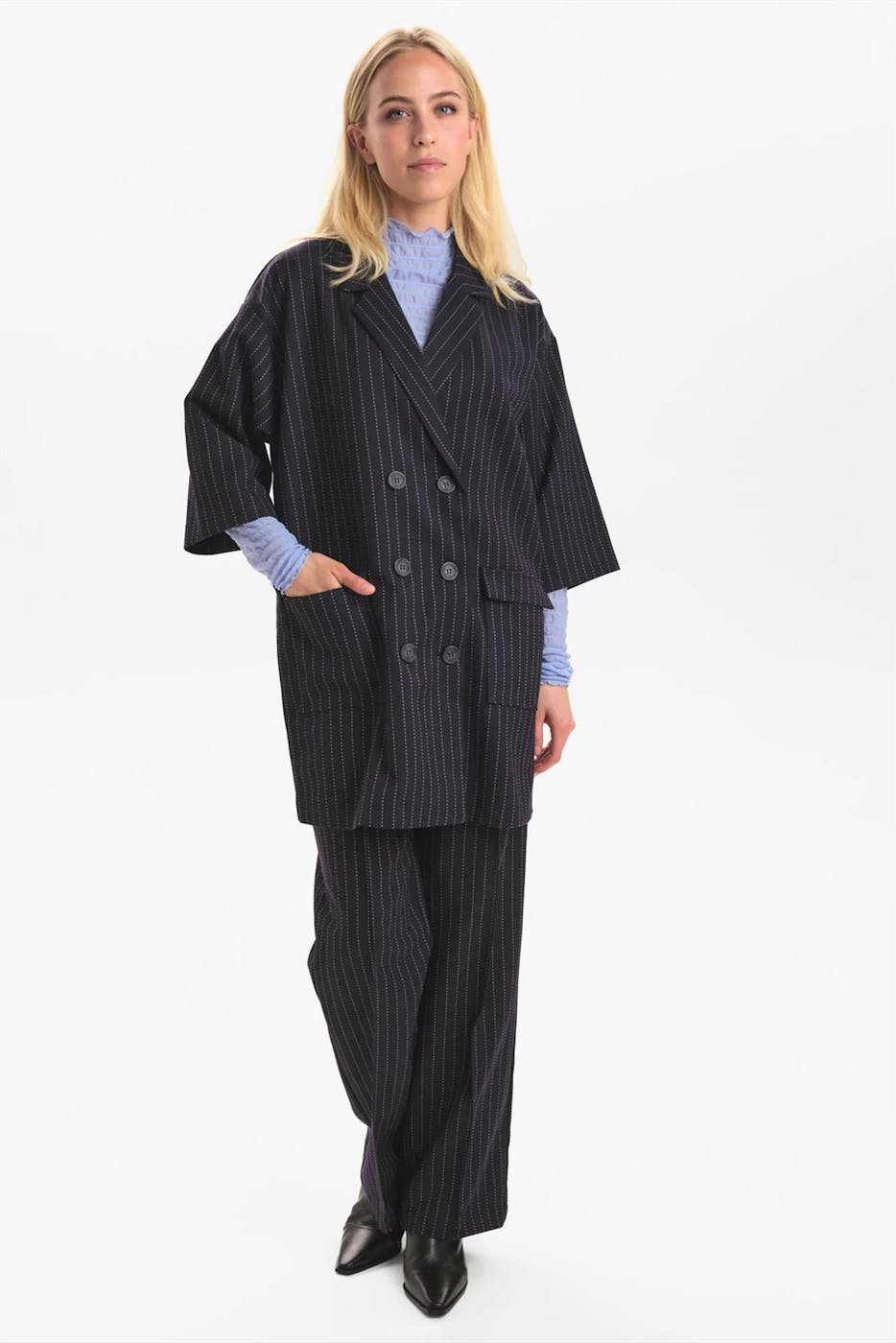 Nümph - Donkerblauwe Manon blazer