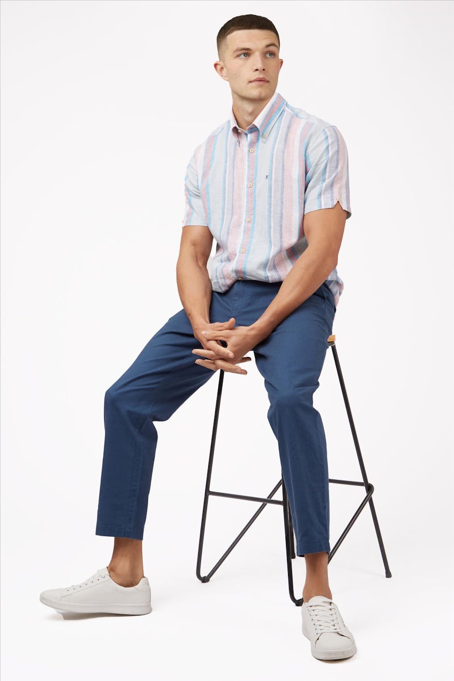 Ben Sherman - Multicolour Pastel Stripe hemd