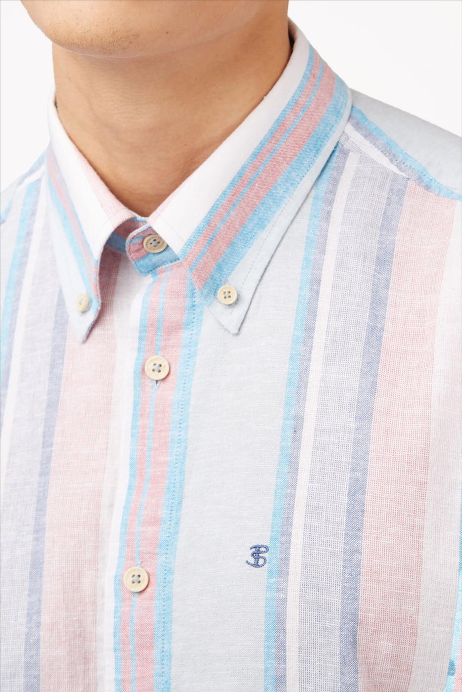 Ben Sherman - Multicolour Pastel Stripe hemd