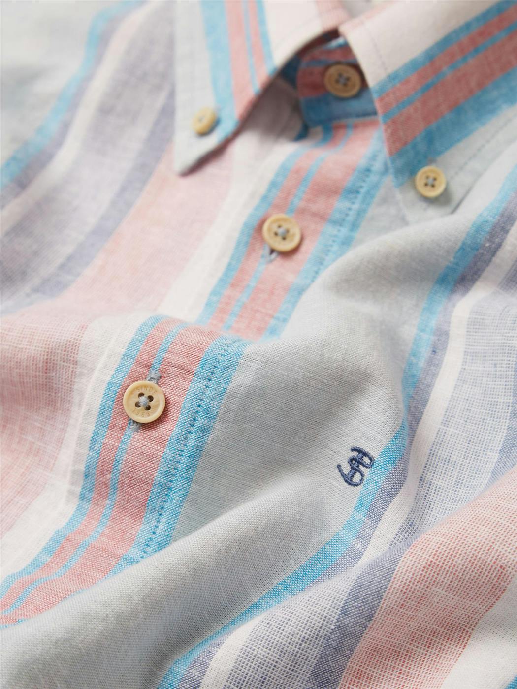 Ben Sherman - Multicolour Pastel Stripe hemd