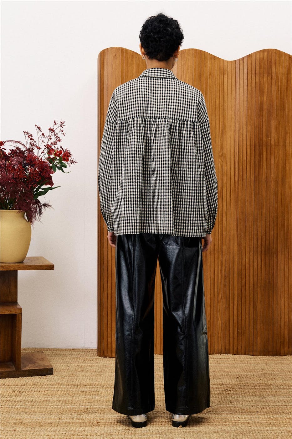 FRNCH - Zwart-Witte Raven blouse