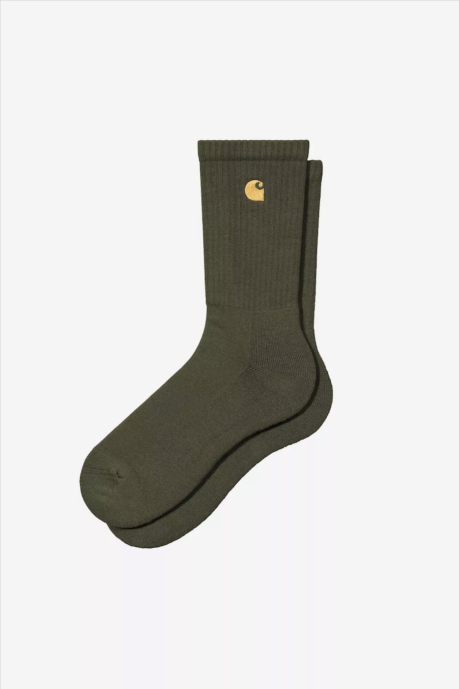 Carhartt WIP - Kaki Chase sokken, maat: 39-46