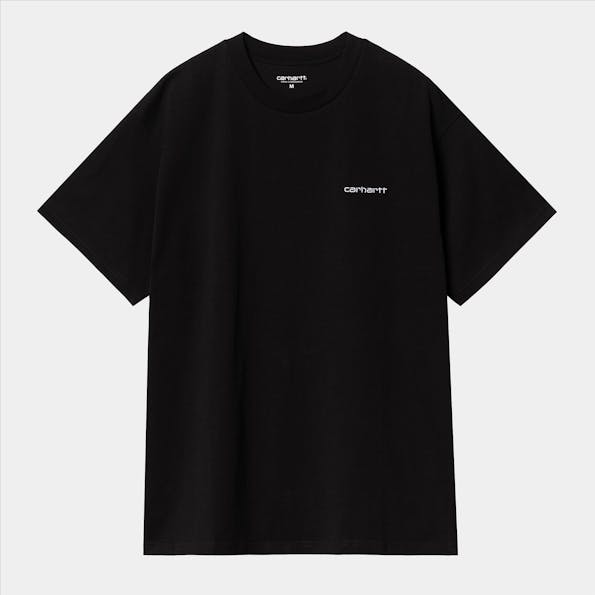 Carhartt WIP - Zwarte Script Embroidery T-shirt