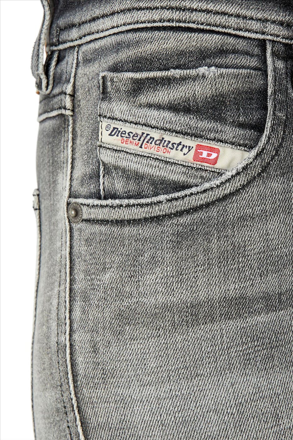 Diesel - Grijze Babhila Skinny jeans
