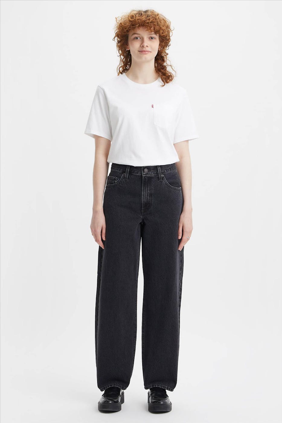Levi's - Zwarte Baggy Dad jeans