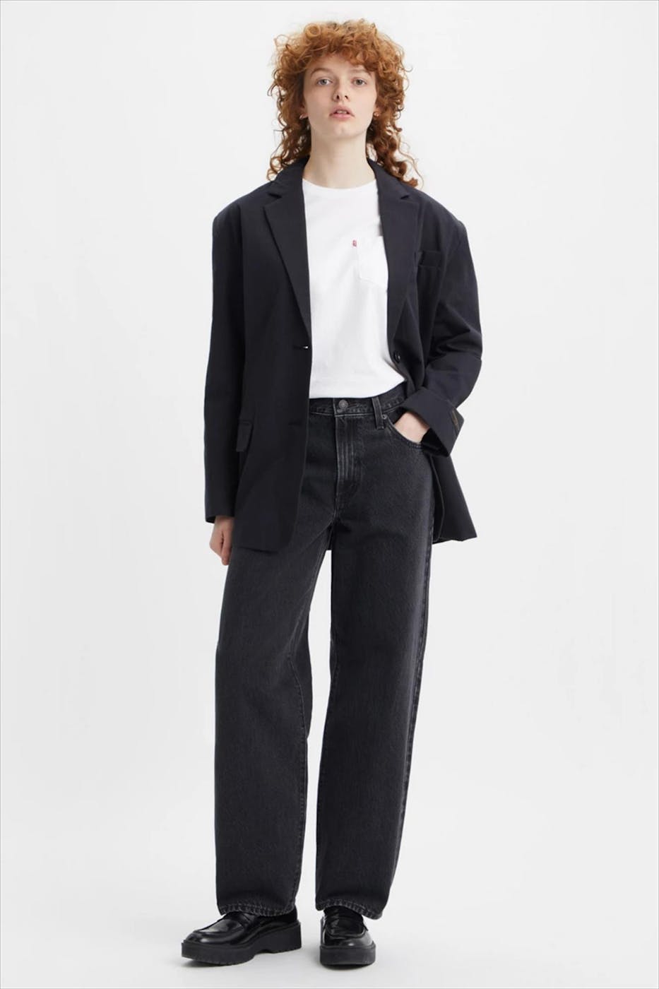 Levi's - Zwarte Baggy Dad jeans