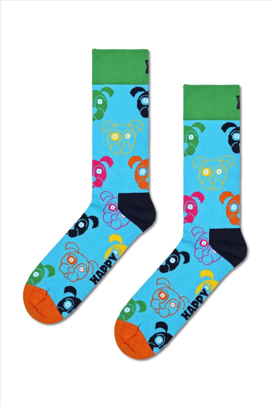 Happy Socks - Multicolour 3-Pack Mixed Dog sokken, maat: 41-46