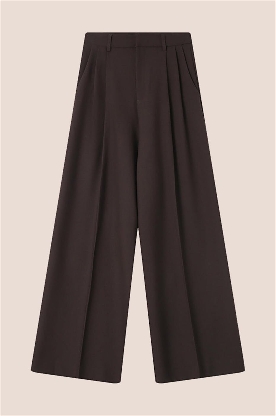 Grace & Mila - Donkerbruine Story broek