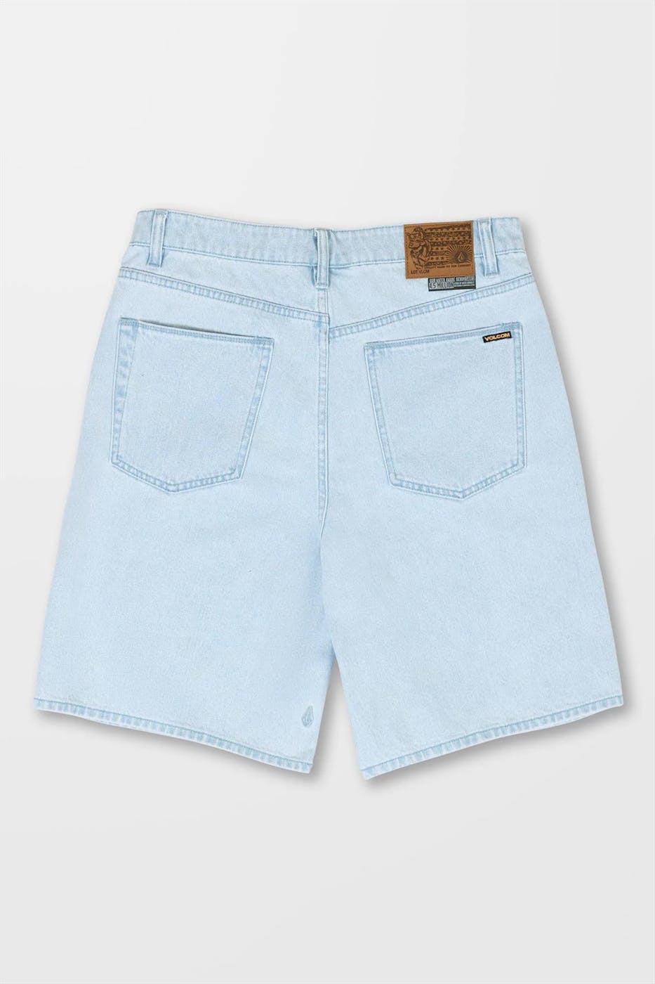 Volcom - Lichtblauwe Billow jeansshort