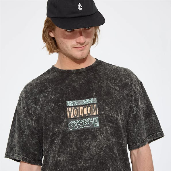 Volcom - Zwarte Mind Invasion T-shirt