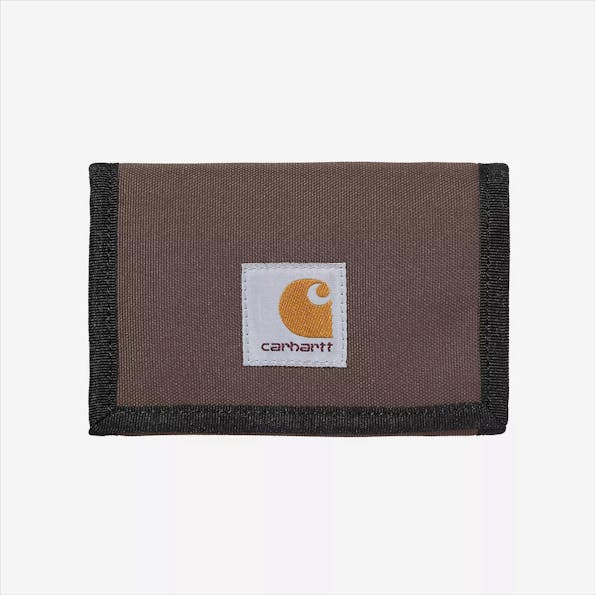 Carhartt WIP - Donkerbruine Alec portemonnee