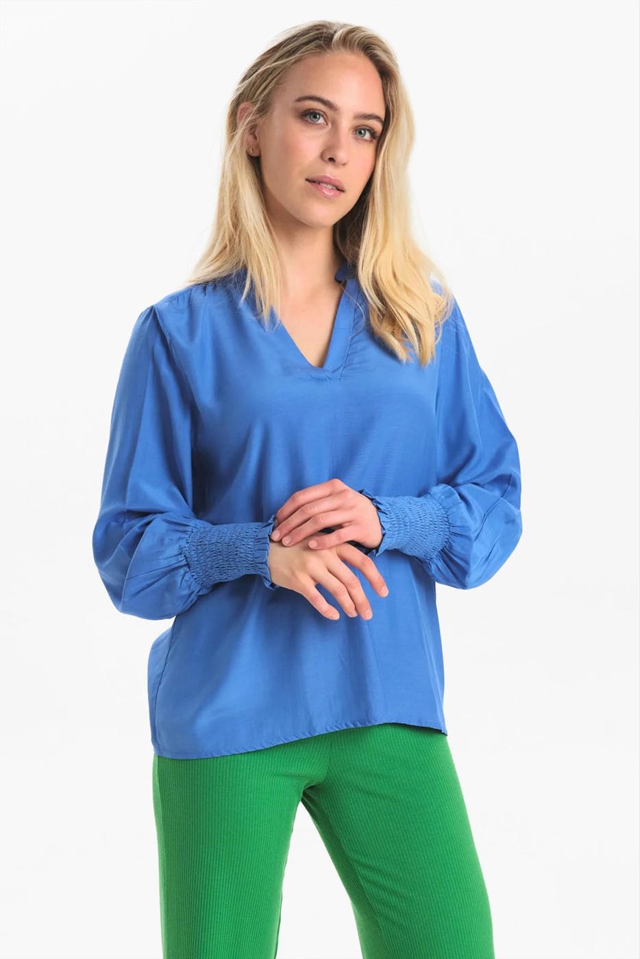 Nümph - Lichtblauwe Softy New blouse