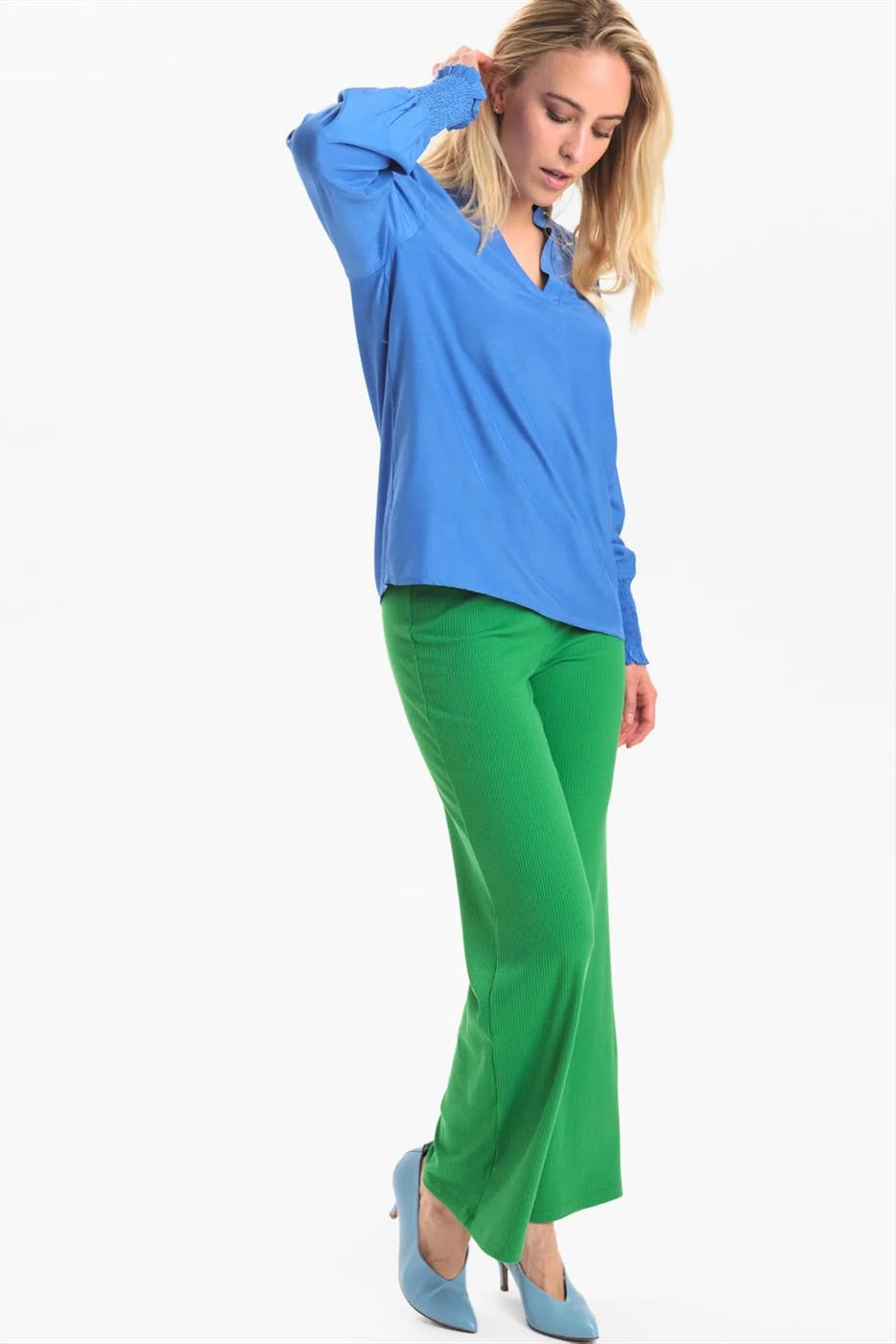 Nümph - Lichtblauwe Softy New blouse