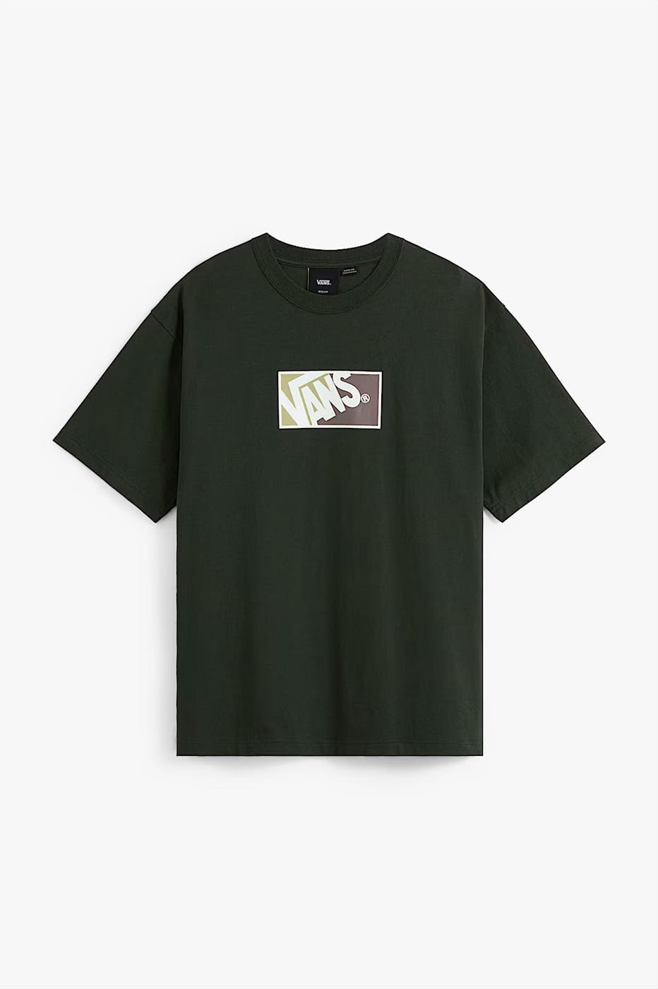 Vans - Donkergroene Original Standa T-shirt