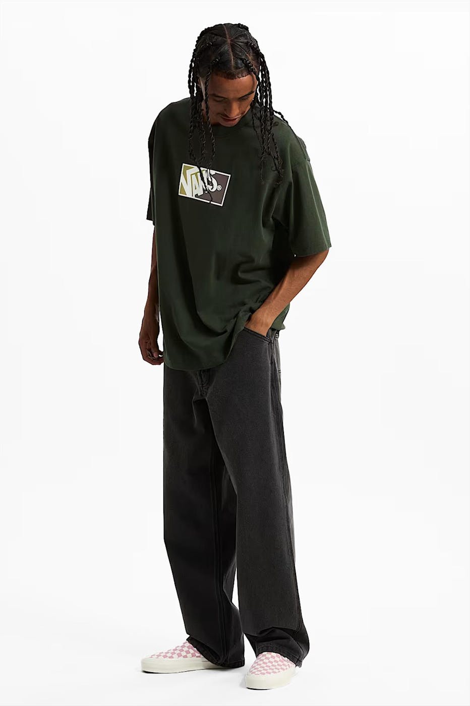Vans - Donkergroene Original Standa T-shirt