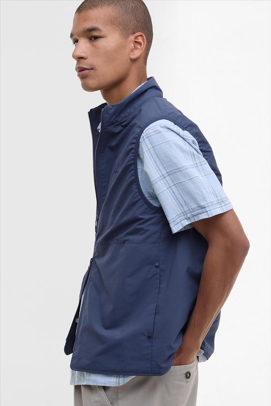 Barbour - Blauwe Rye bodywarmer