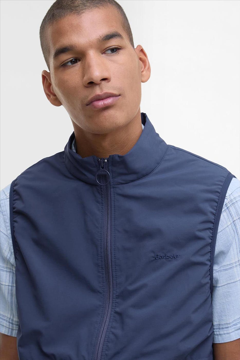 Barbour - Blauwe Rye bodywarmer