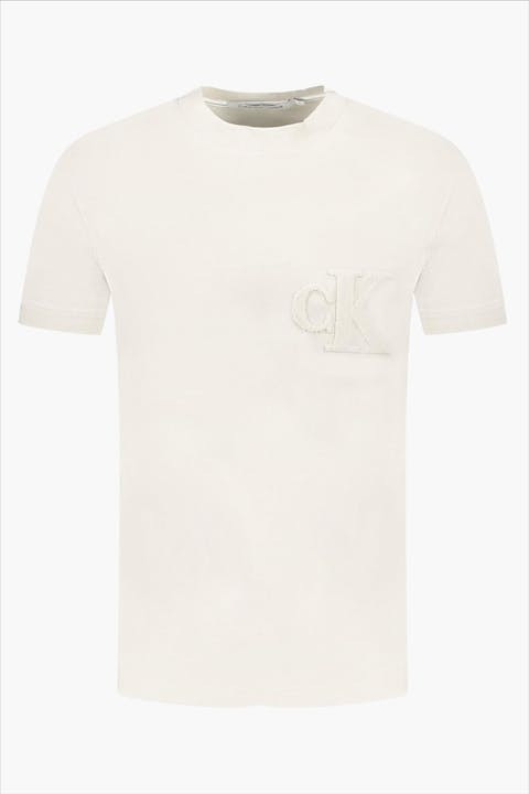 Calvin Klein Jeans - Beige Teddy Logo t-shirt
