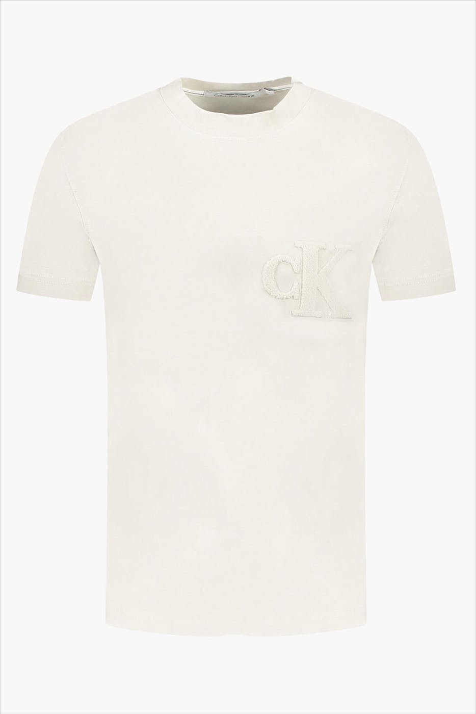 Calvin Klein Jeans - Beige Teddy Logo t-shirt