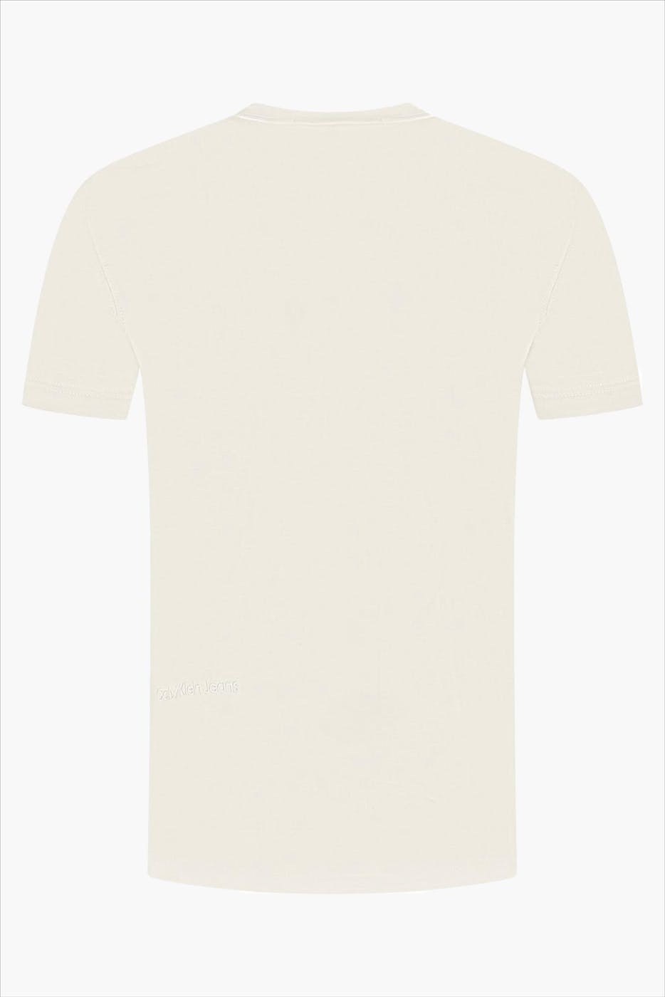 Calvin Klein Jeans - Beige Teddy Logo t-shirt