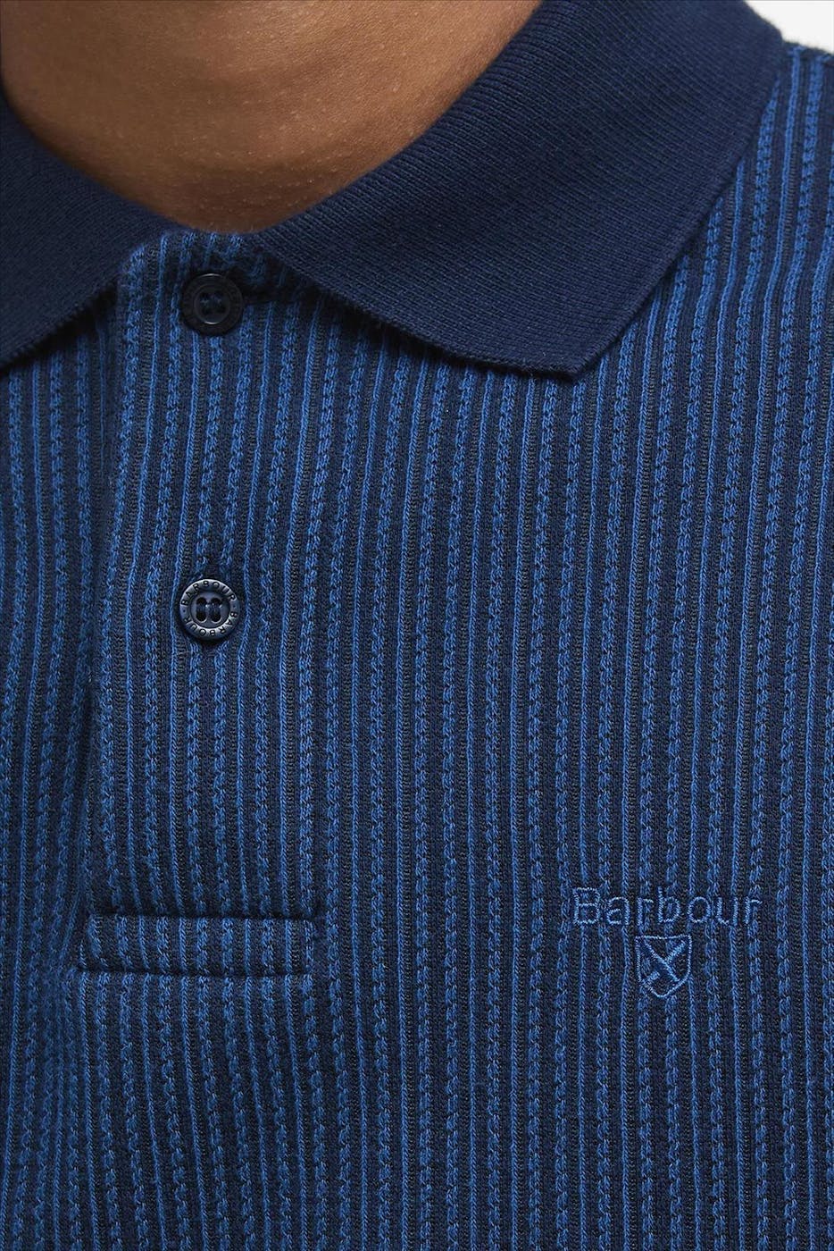 Barbour - Donkerblauwe Harworth polo