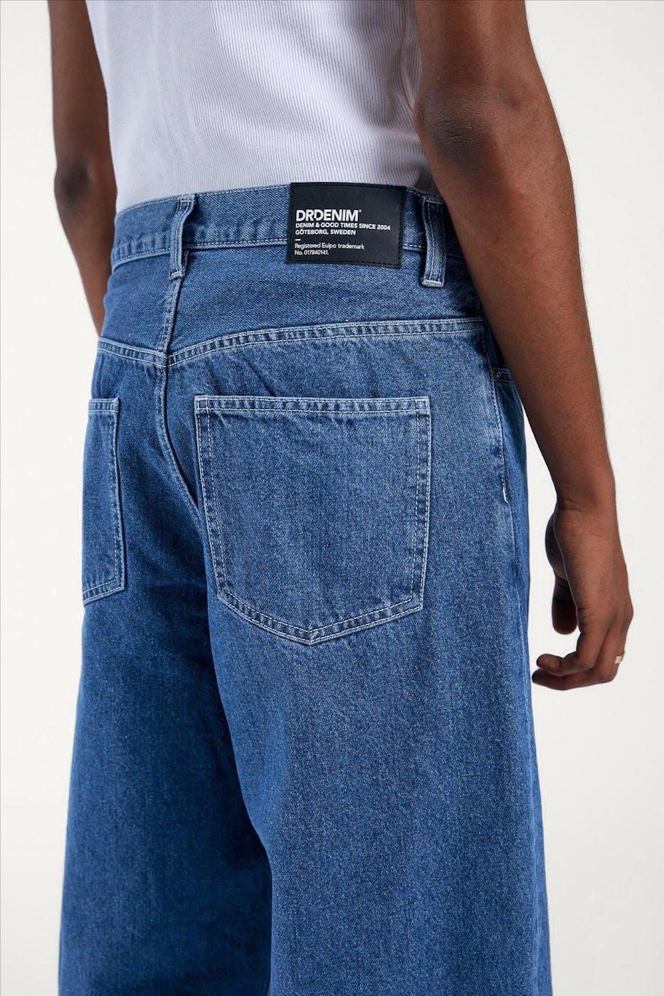 Dr. Denim - Donkerblauwe Kobe Baggy jeans