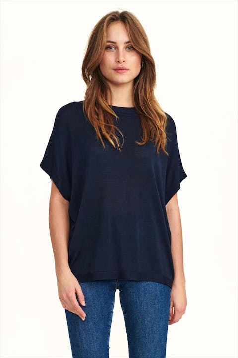 Nümph - Donkerblauwe Darlene T-shirt-trui