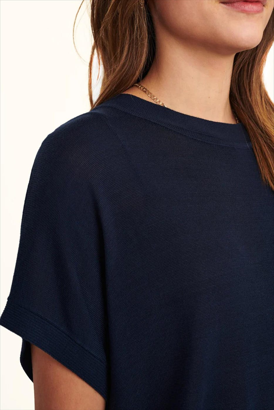 Nümph - Donkerblauwe Darlene T-shirt-trui