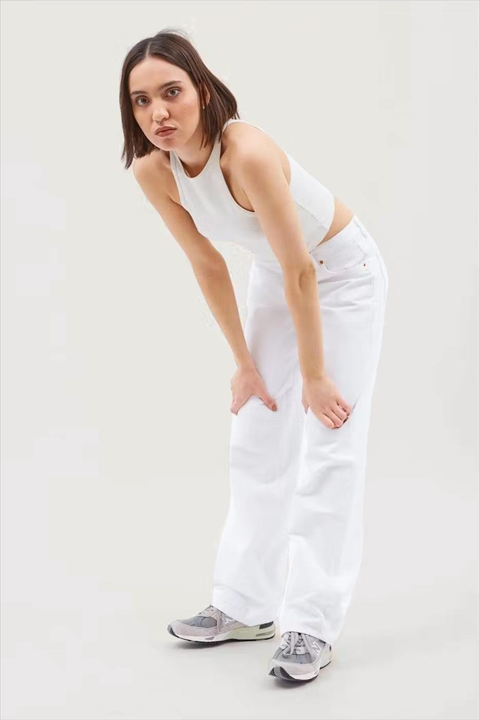 Dr. Denim - Witte Hill wide straight jeans