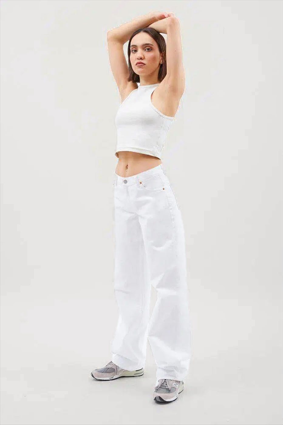Dr. Denim - Witte Hill wide straight jeans