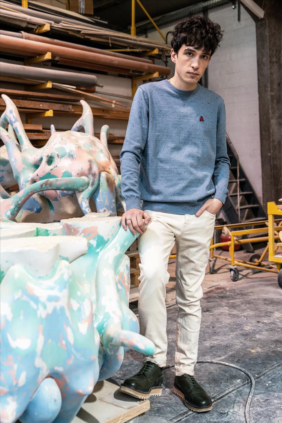 Diesel - Ecru 2019 D-Strukt Slim jeans