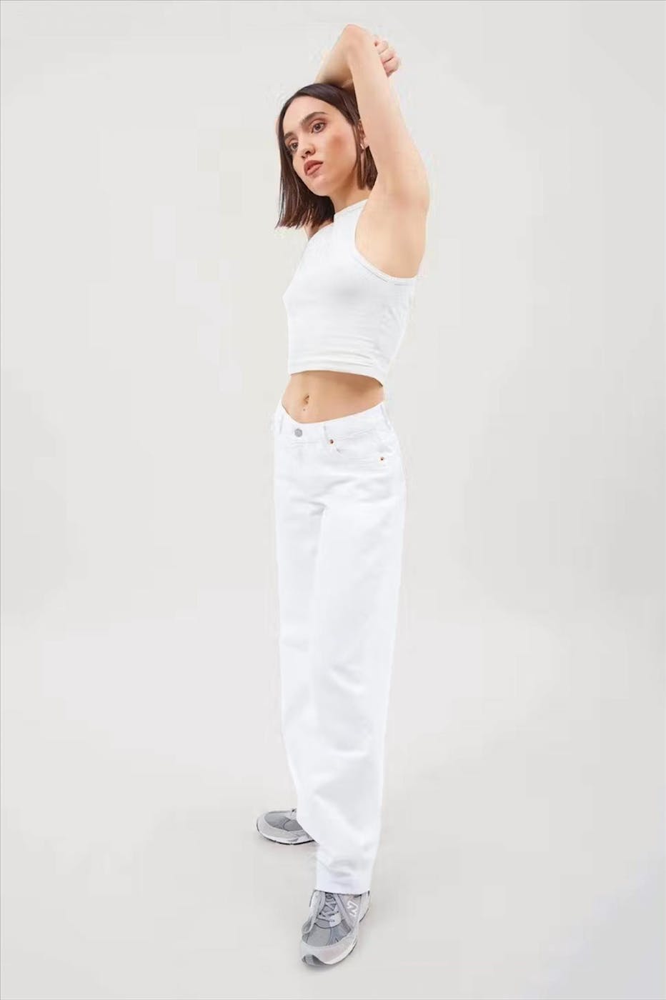 Dr. Denim - Witte Hill wide straight jeans