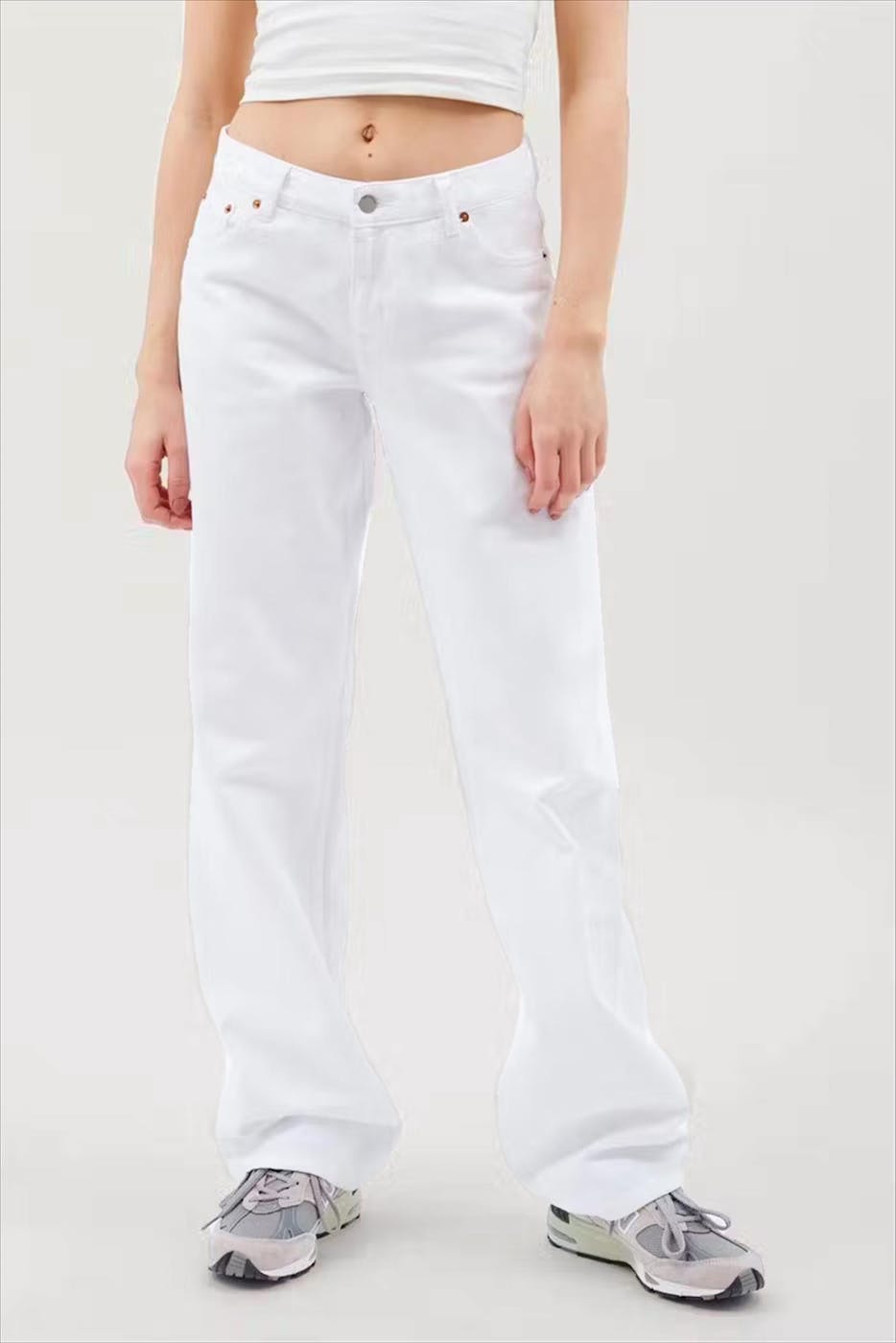 Dr. Denim - Witte Hill wide straight jeans