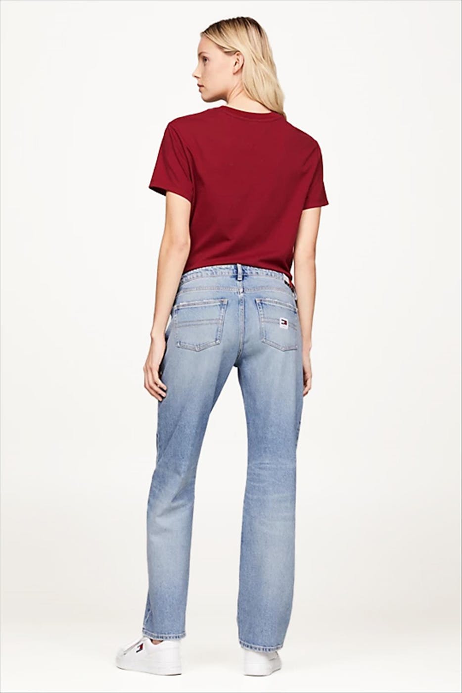Tommy Jeans - Lichtblauwe Sophie Low Straight jeans