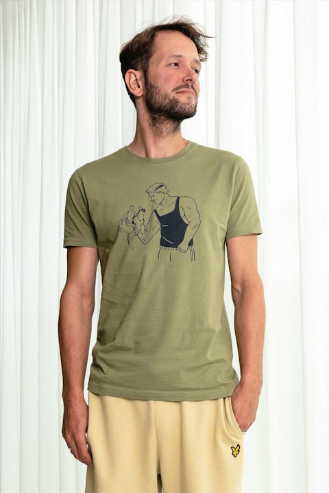 OLOW - Kaki Haltere Dog T-shirt