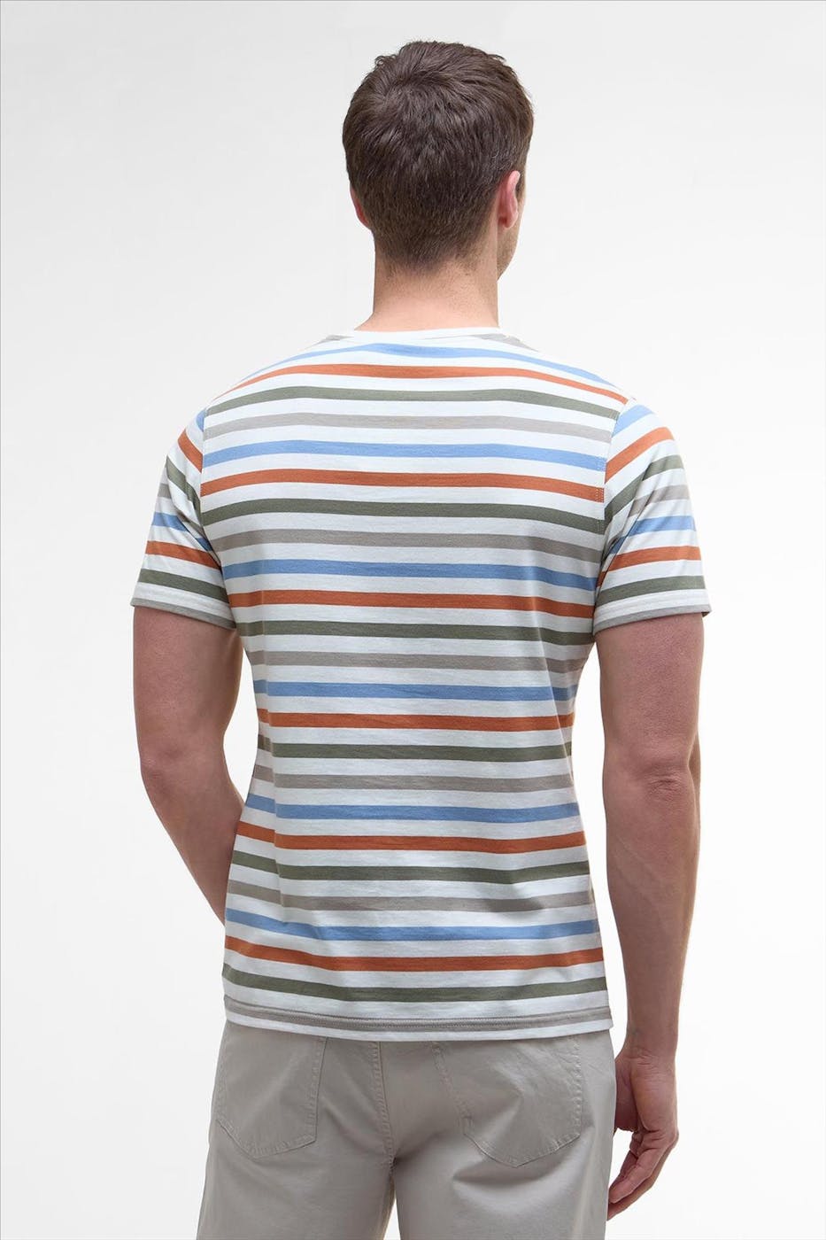 Barbour - Ecru Roeby Yam Stripe T-shirt