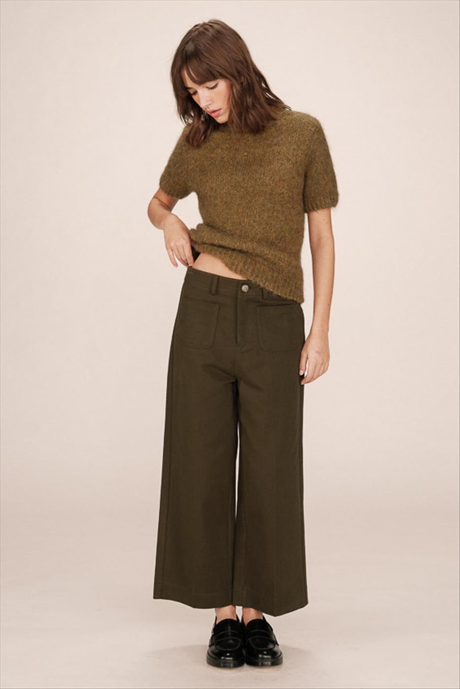 Grace & Mila - Kaki Sole broek