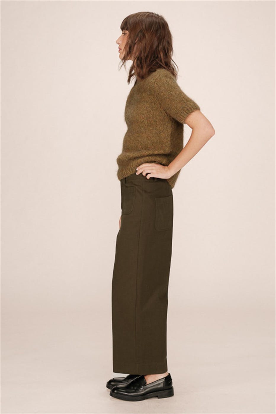 Grace & Mila - Kaki Sole broek