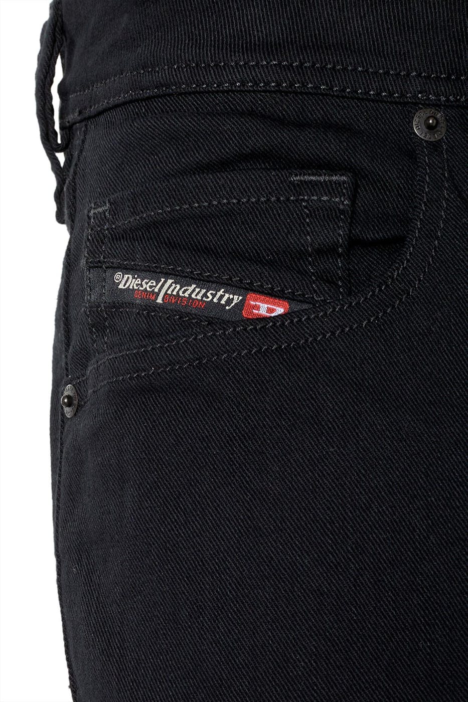 Diesel - Zwarte Larkee-Beex Tapered jeans