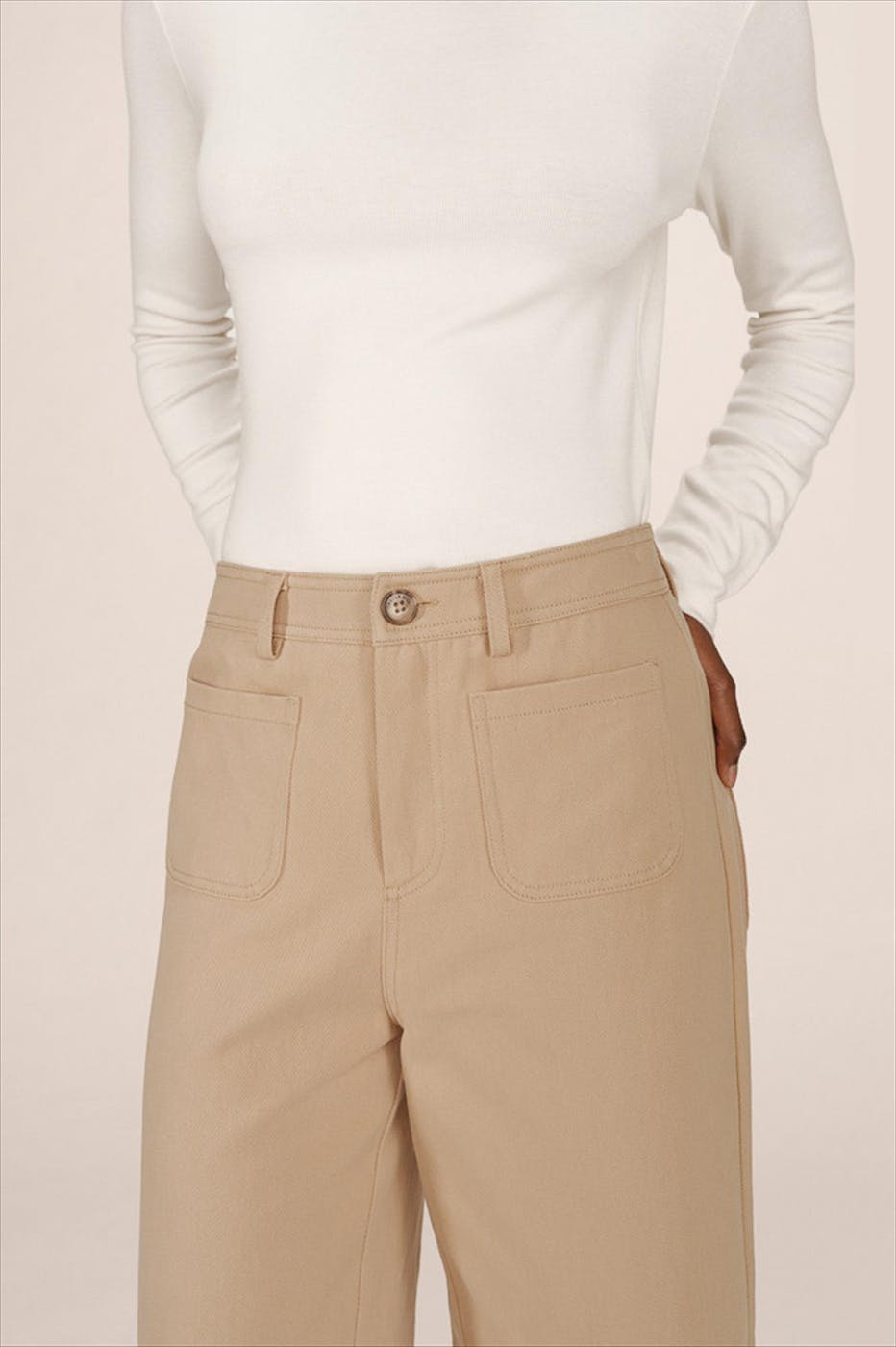Grace & Mila - Beige Sole broek