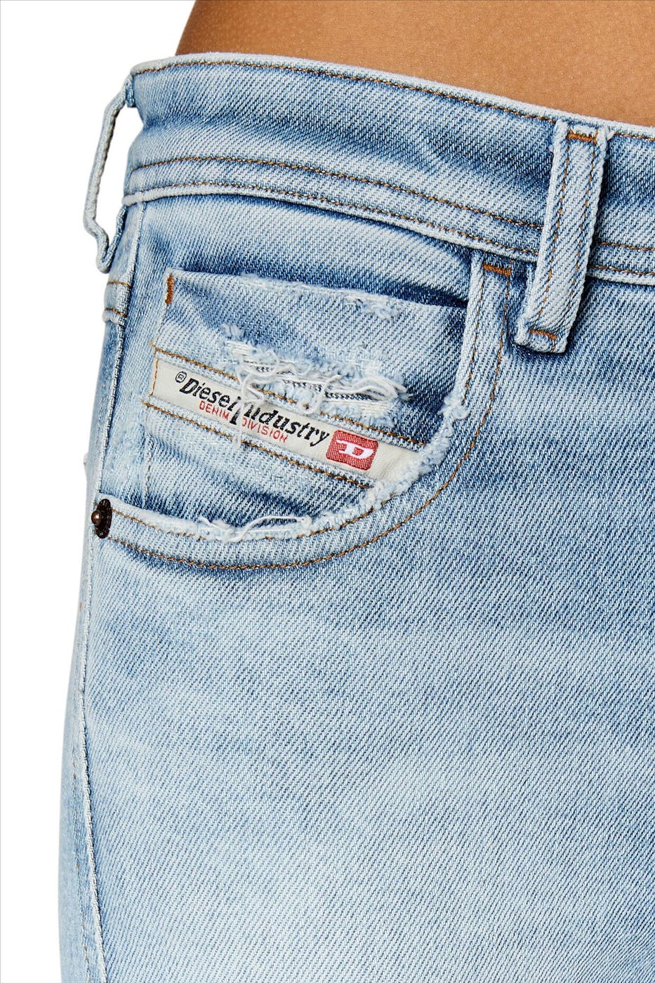Diesel - Lichtblauwe 2015 Babhila Skinny jeans