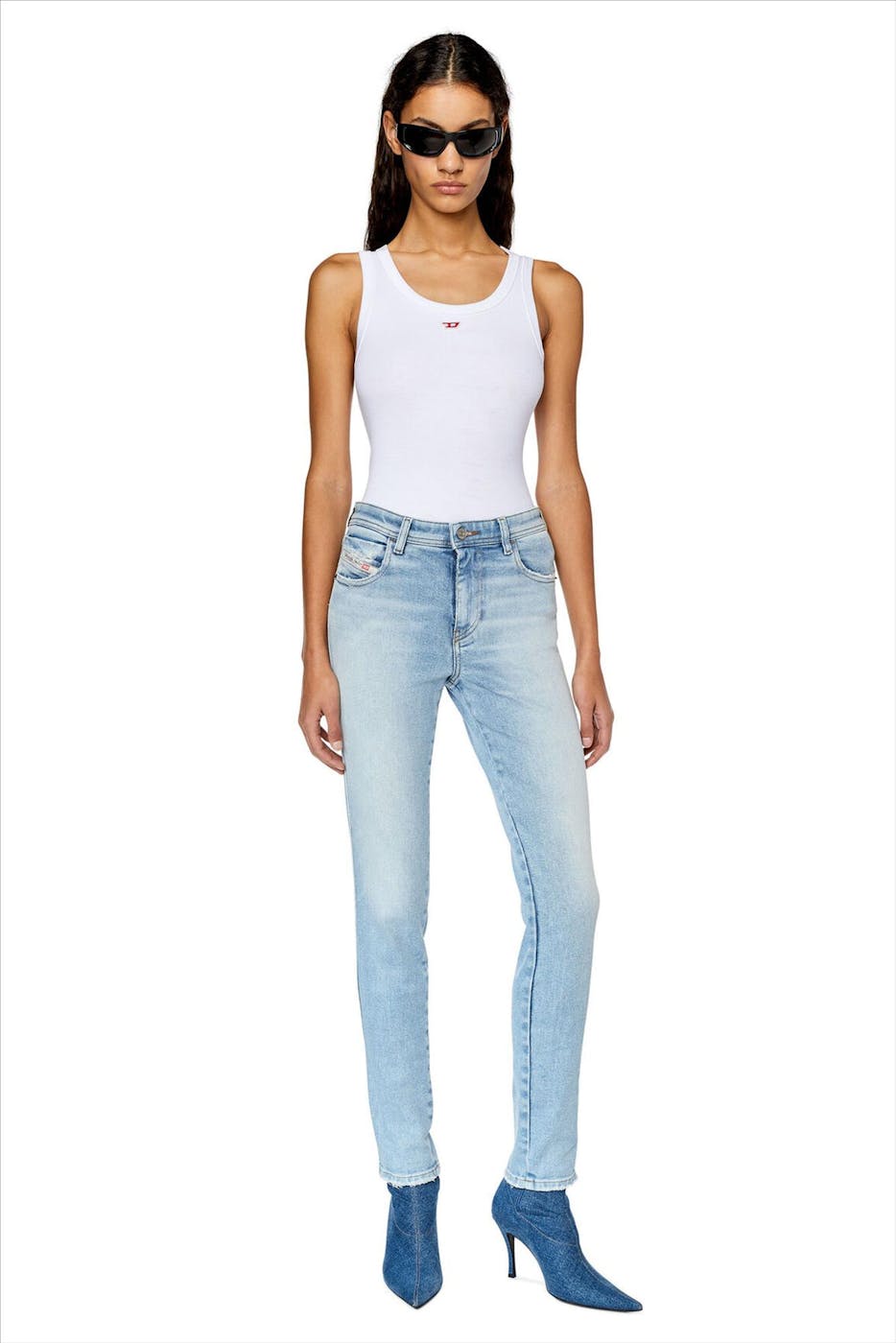 Diesel - Lichtblauwe 2015 Babhila Skinny jeans